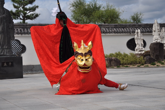 因幡麒麟獅子舞写真